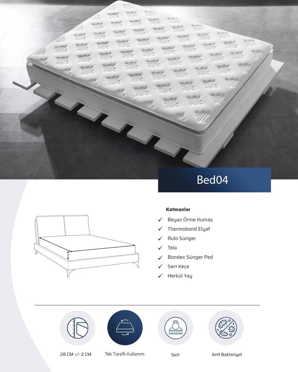 Woodnrty BED04 YATAK