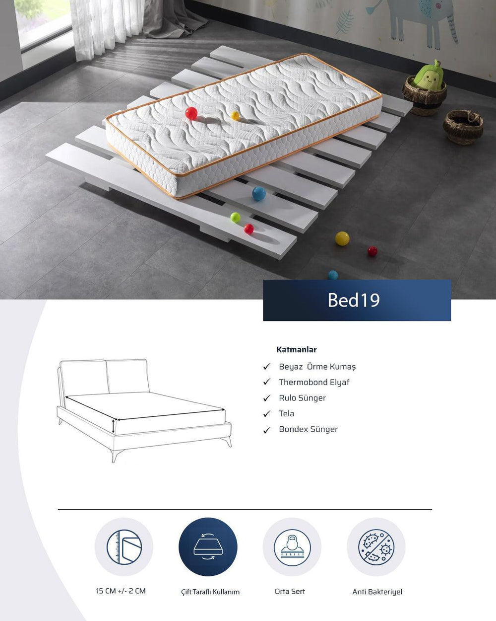 Woodnrty BED19 YATAK