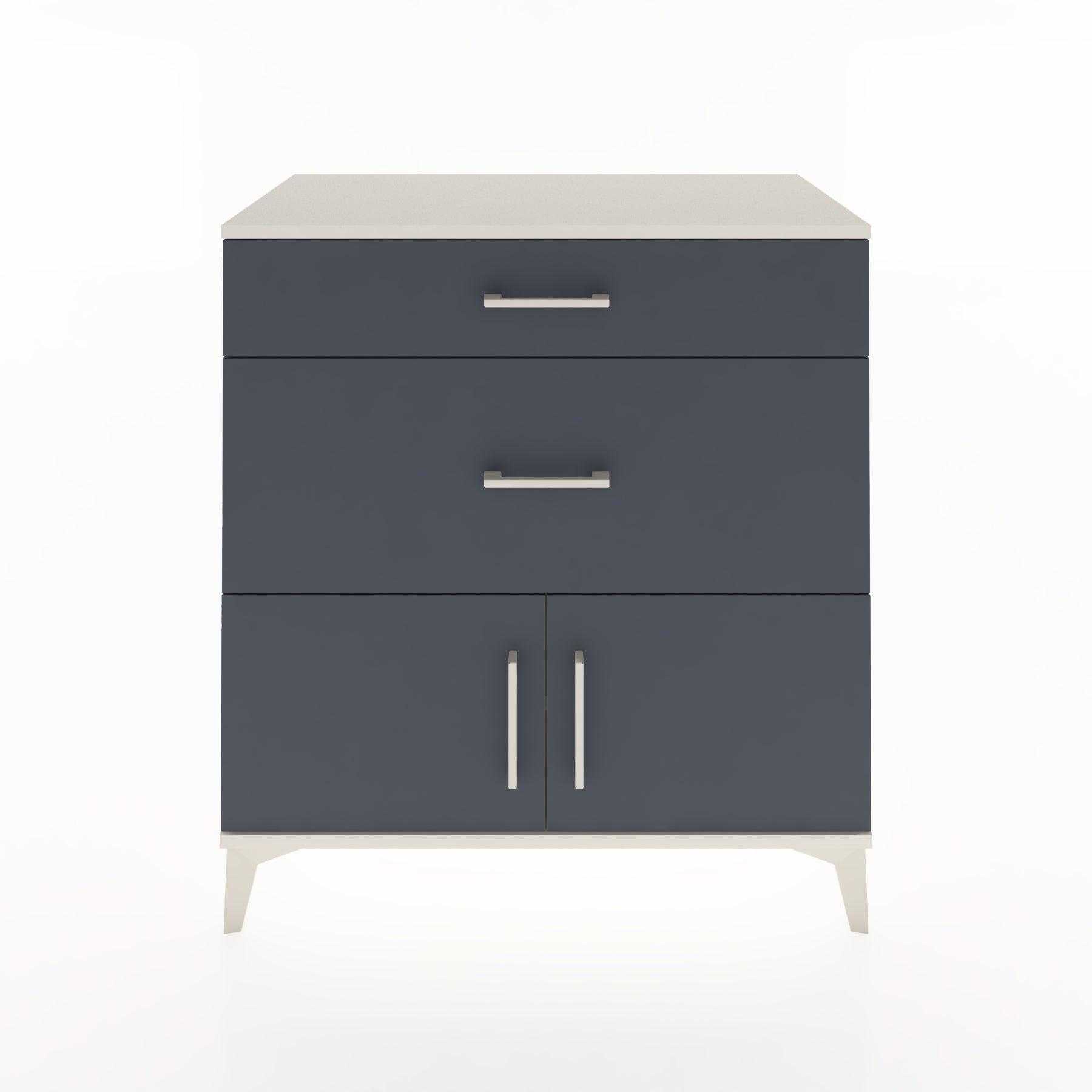 Woodntry Modular Dresser Moonstone 88x44x84 cm with Cover and Drawer KC115-1