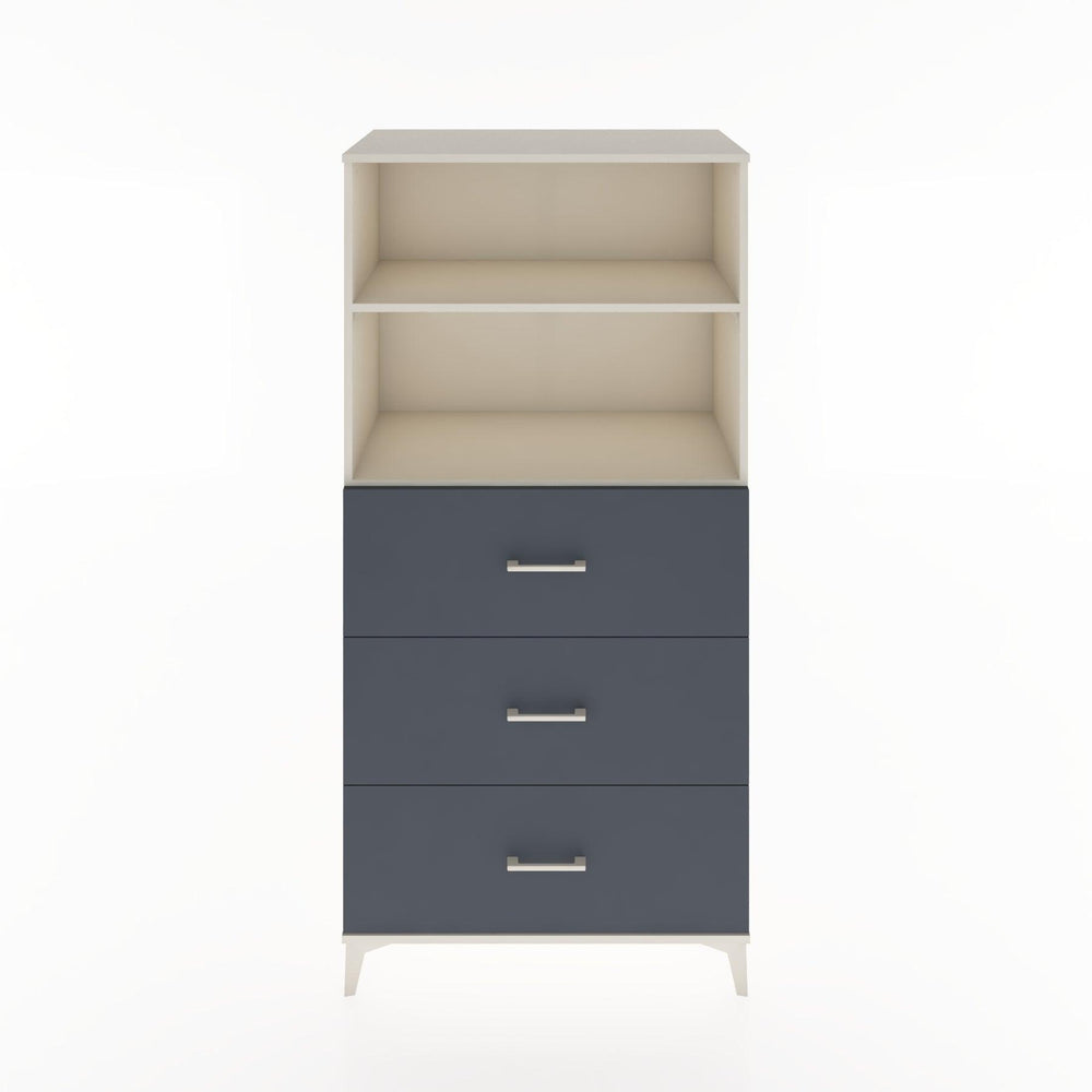 Woodntry Modular Cabinet Moonstone 88x44x170 cm with Drawers and Shelves CR52-1