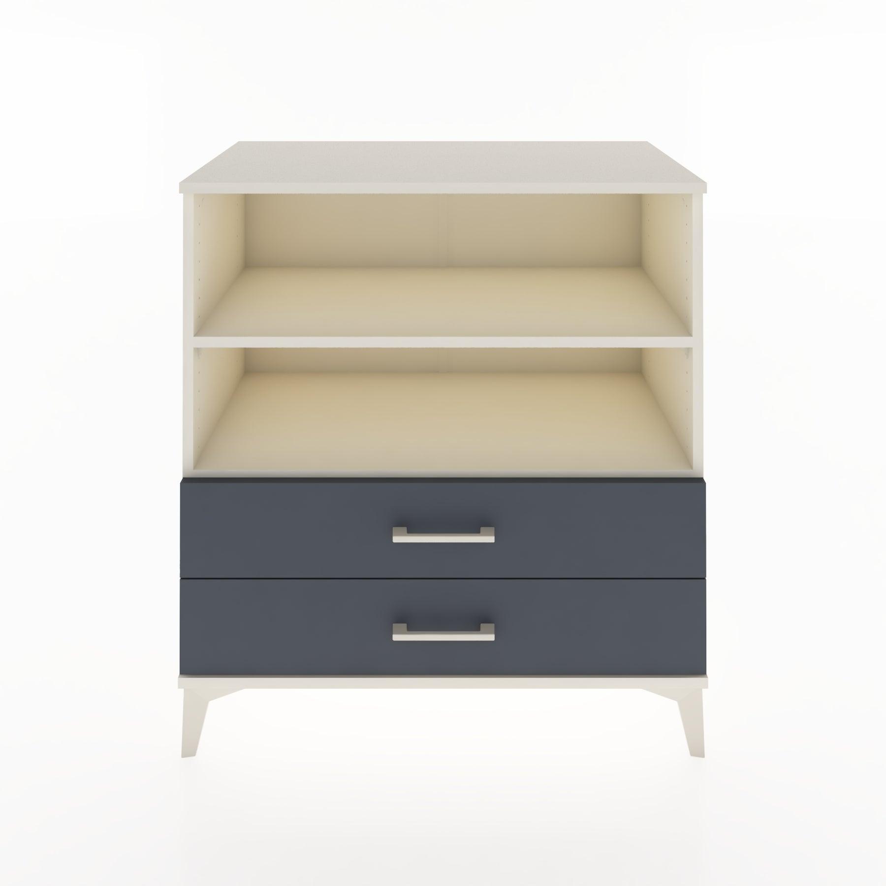 Woodntry Modüler Şifonyer Aytaşı 88x44x84 cm Çekmeceli ve Raflı CR16-1