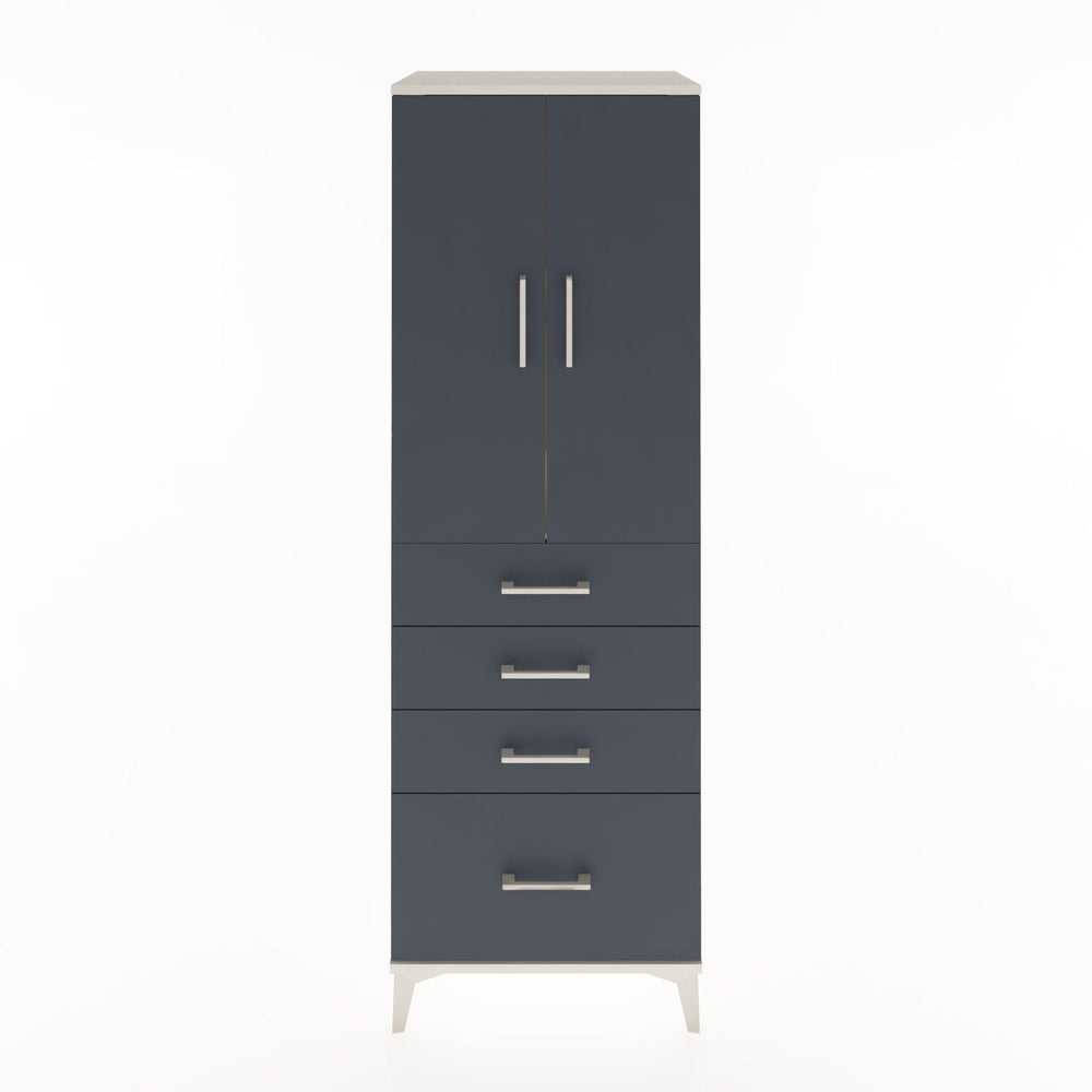 Woodntry Modular Cabinet Moonstone 60x44x170 cm with Doors and Drawers KC13-1