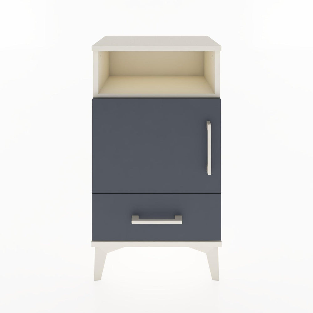 Woodntry Modüler Komodin Raf Kapak Çekmeceli 44x30x68 cm Aytaşı - Woodntry