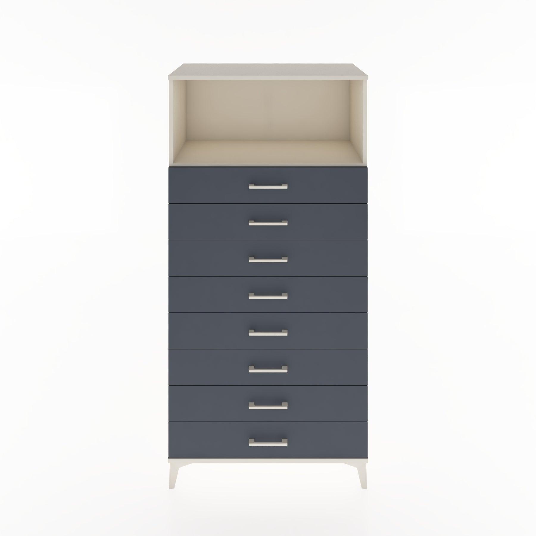 Woodntry Modular Cabinet Moonstone 88x44x170 cm with Drawers and Shelves CR32-1