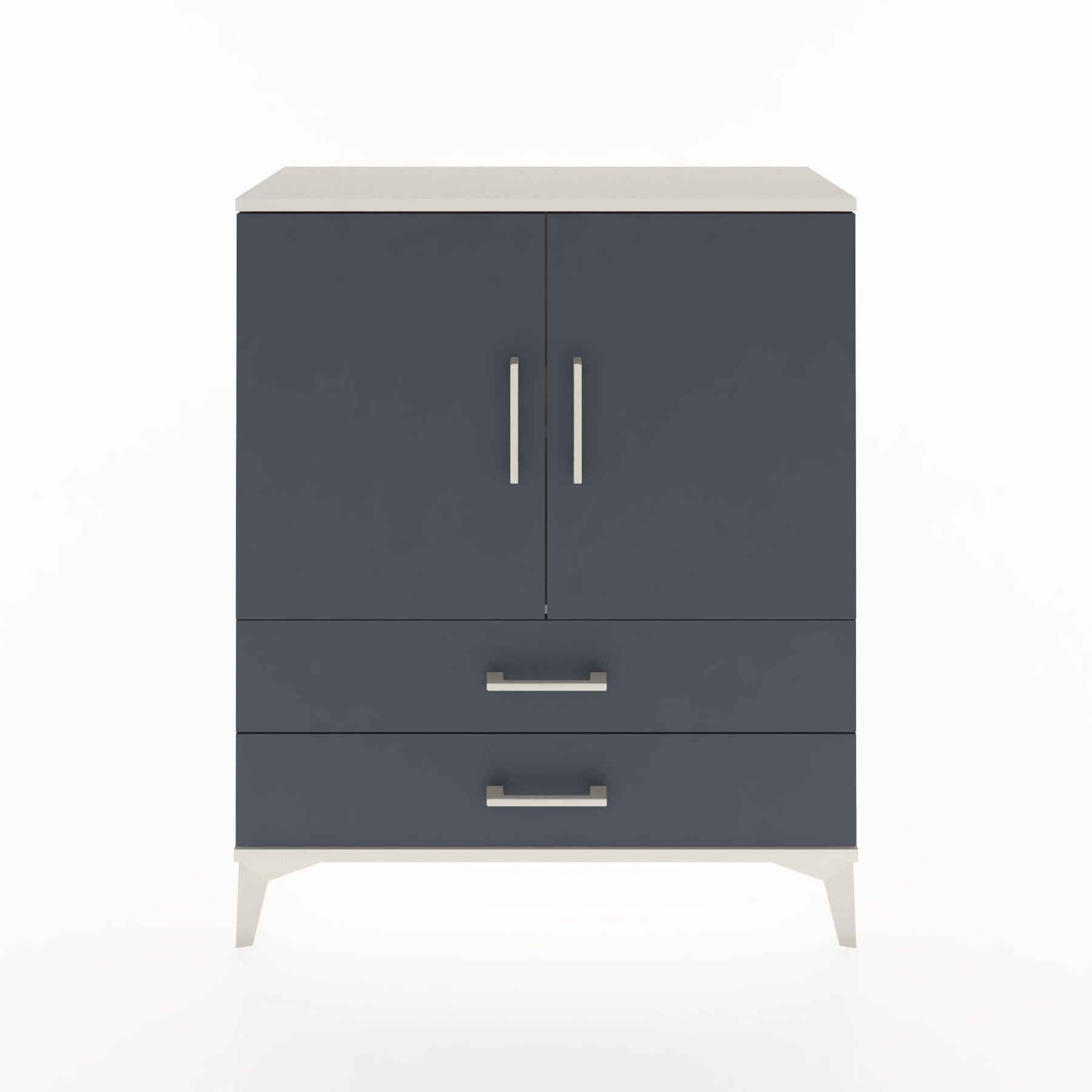 Woodntry Modüler Şifonyer Aytaşı 88x30x94 cm Kapaklı ve Çekmeceli KC6-1