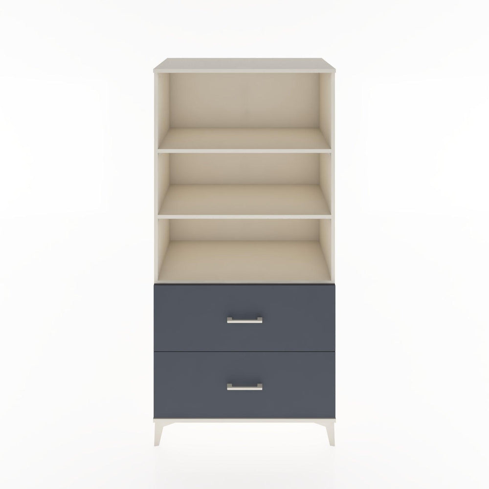 Woodntry Modular Cabinet Moonstone 88x44x170 cm with Drawers and Shelves CR49-1