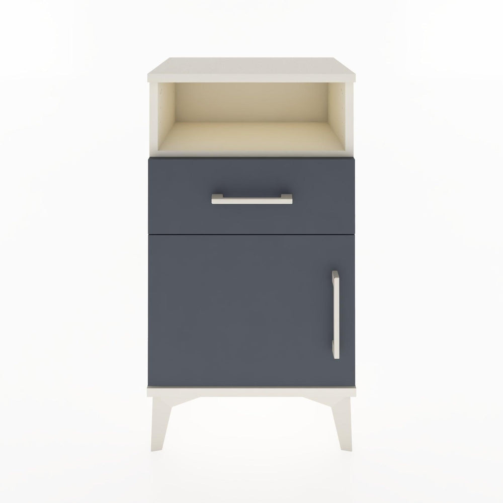 Woodntry Modüler Komodin Raf Çekmece Kapaklı 44x30x68 cm Aytaşı - Woodntry