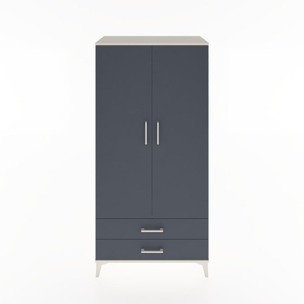 Woodntry Modular Cabinet Moonstone 88x44x170 cm with Doors and Drawers KC29-1
