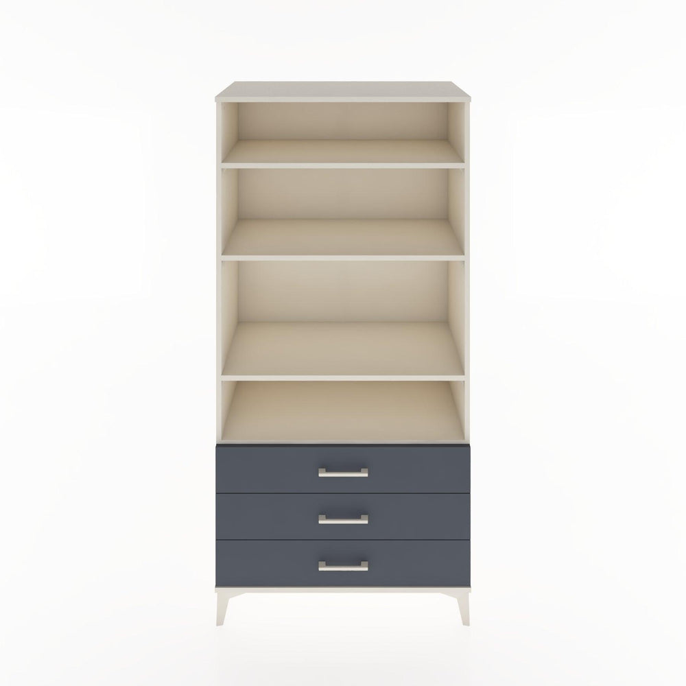 Woodntry Modular Cabinet Moonstone 88x44x170 cm with Drawers and Shelves CR37-1