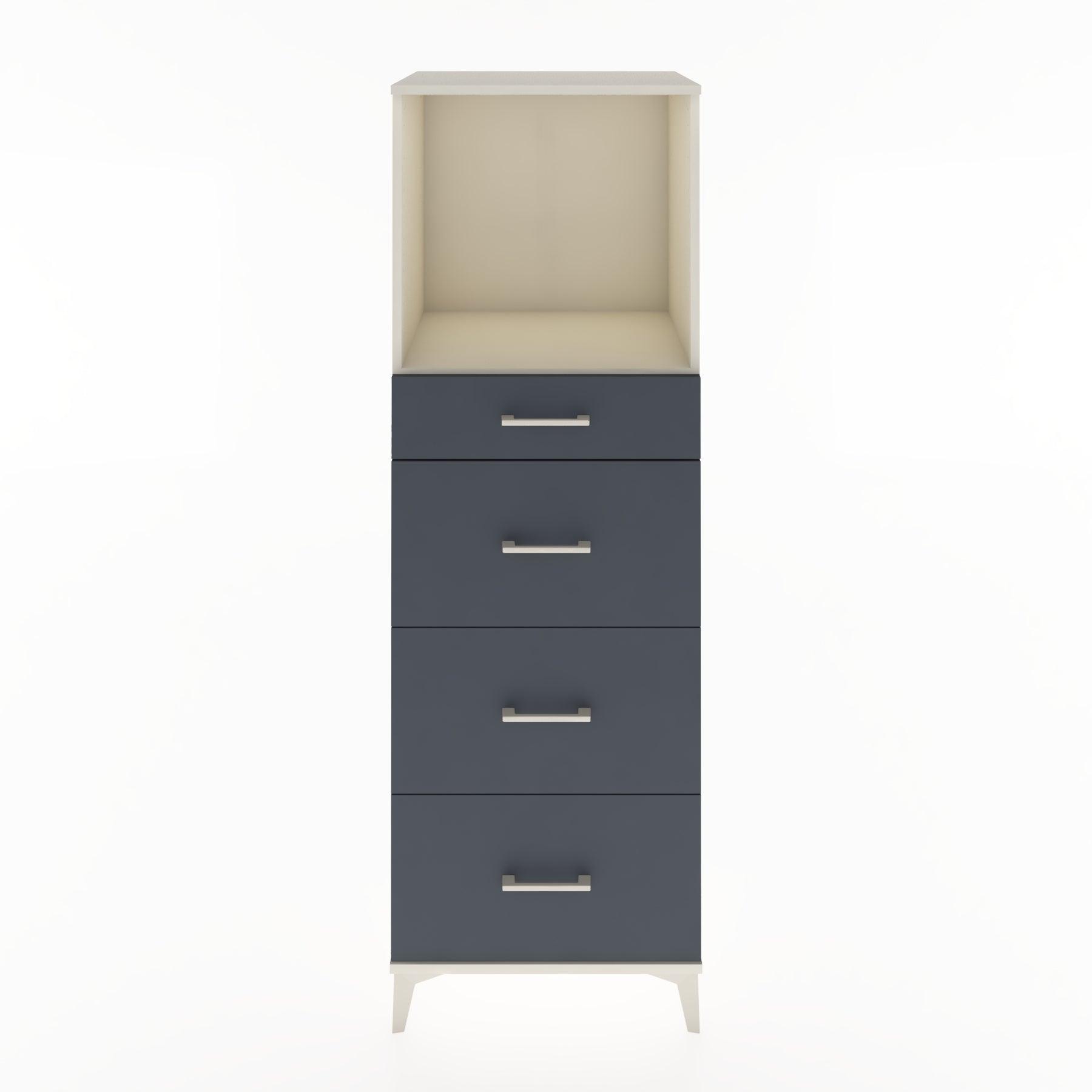 Woodntry Modüler Dolap Aytaşı 60x44x170 cm Çekmeceli ve Raflı CR50-1