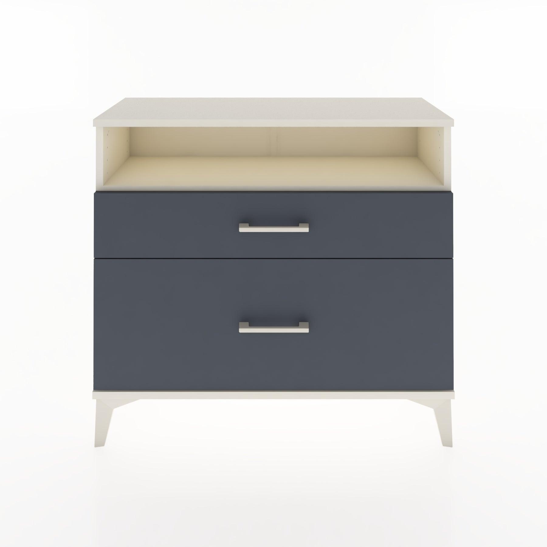 Woodntry Modüler Şifonyer İki Çekmeceli V6 88x30x68 cm Aytaşı - Woodntry