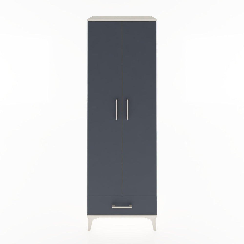 Woodntry Modüler Dolap Aytaşı 60x44x170 cm Kapaklı ve Çekmeceli KC8-1