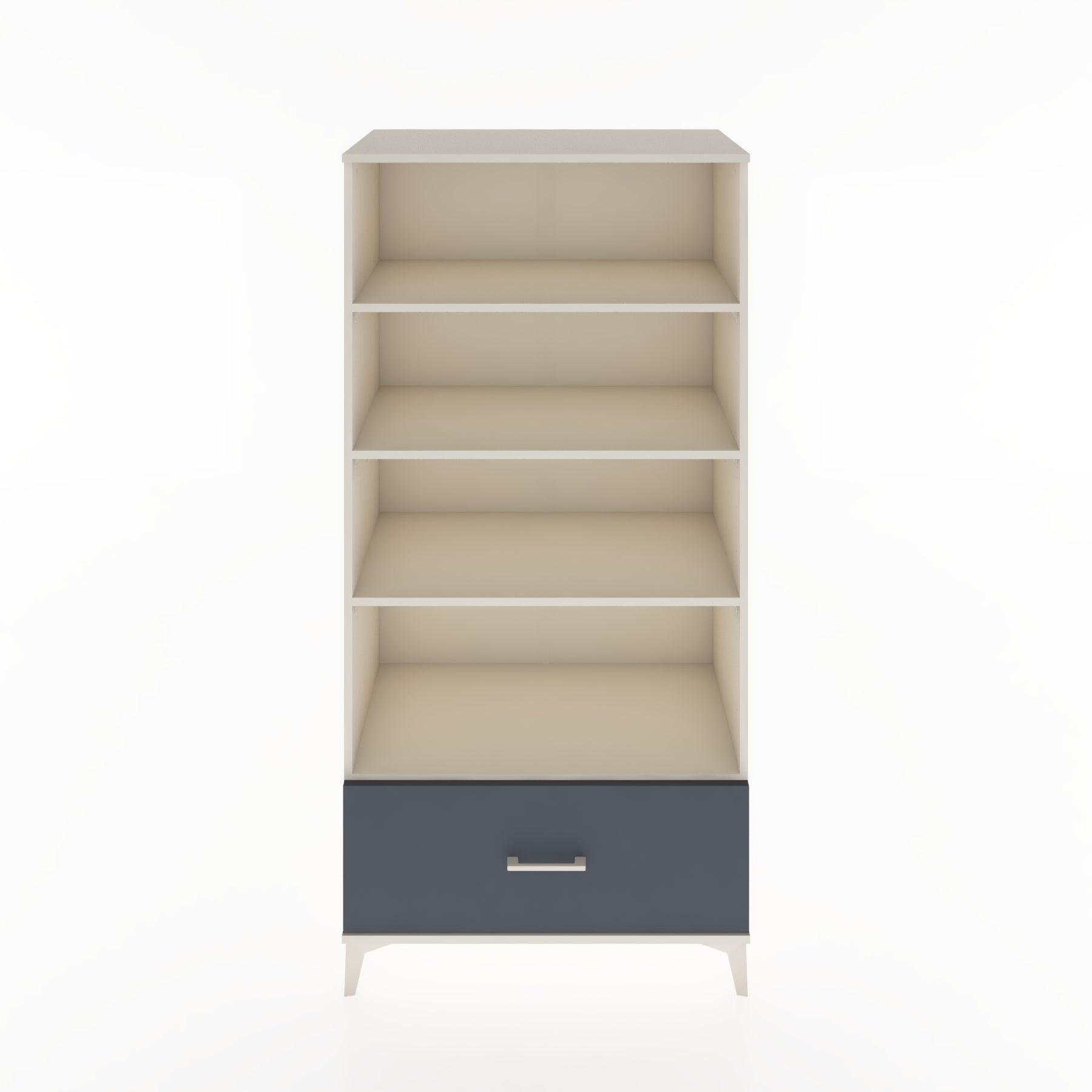 Woodntry Modular Cabinet Moonstone 88x44x170 cm with Drawers and Shelves CR44-1