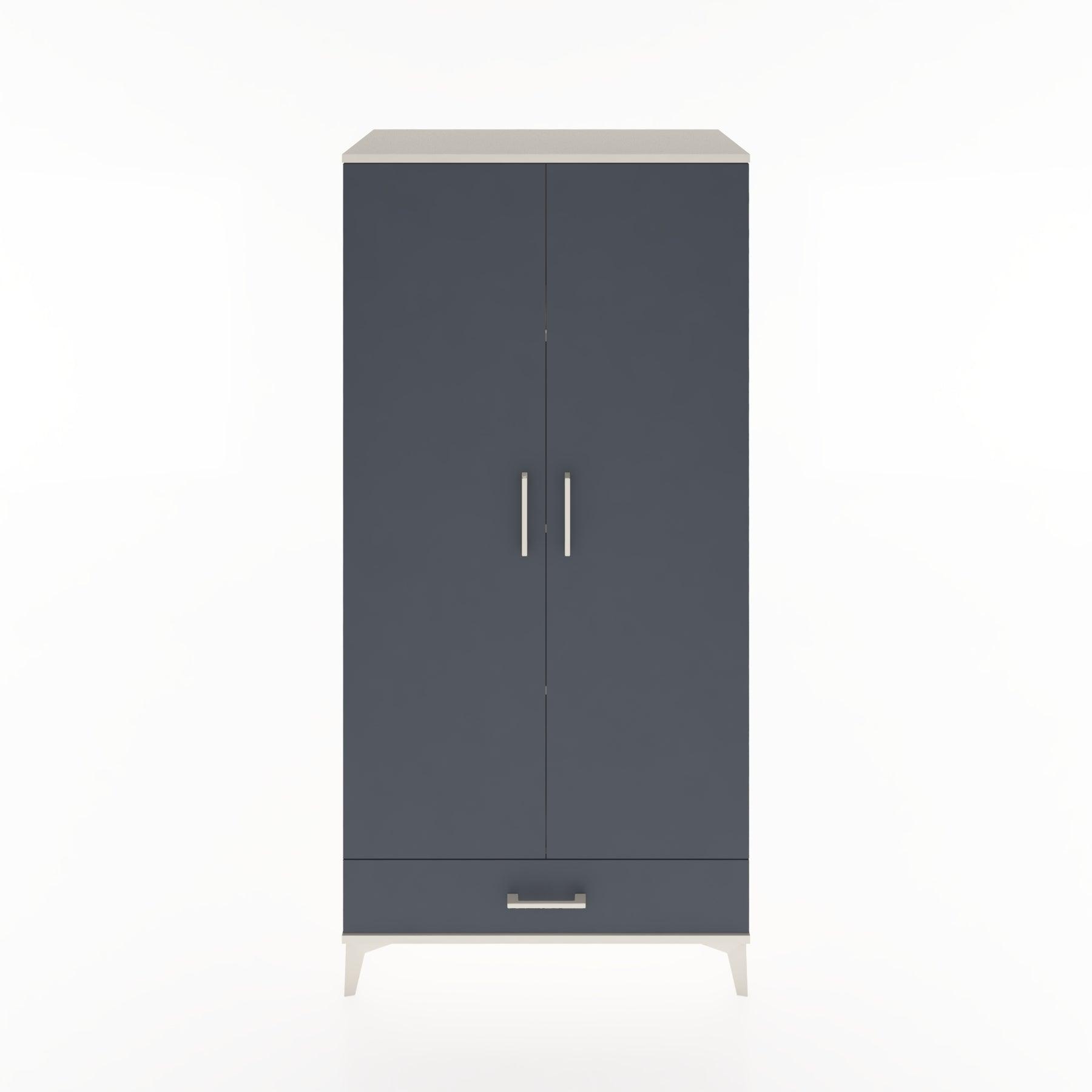 Woodntry Modular Cabinet Moonstone 88x44x170 cm with Doors and Drawers KC8-1