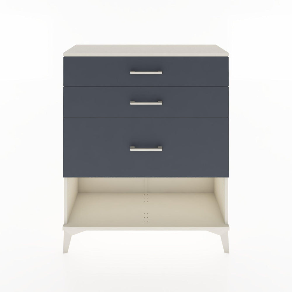 Woodntry Modular Dresser Moonstone 88x30x94 cm with Drawers and Shelves CR15-1