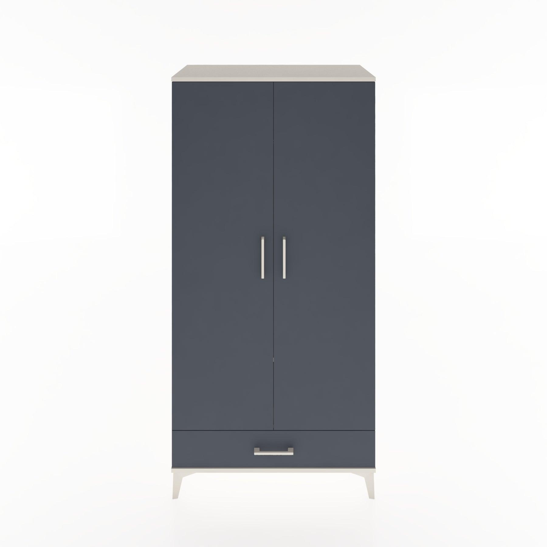 Woodntry Modular Cabinet Moonstone 88x44x170 cm with Doors and Drawers KC30-1