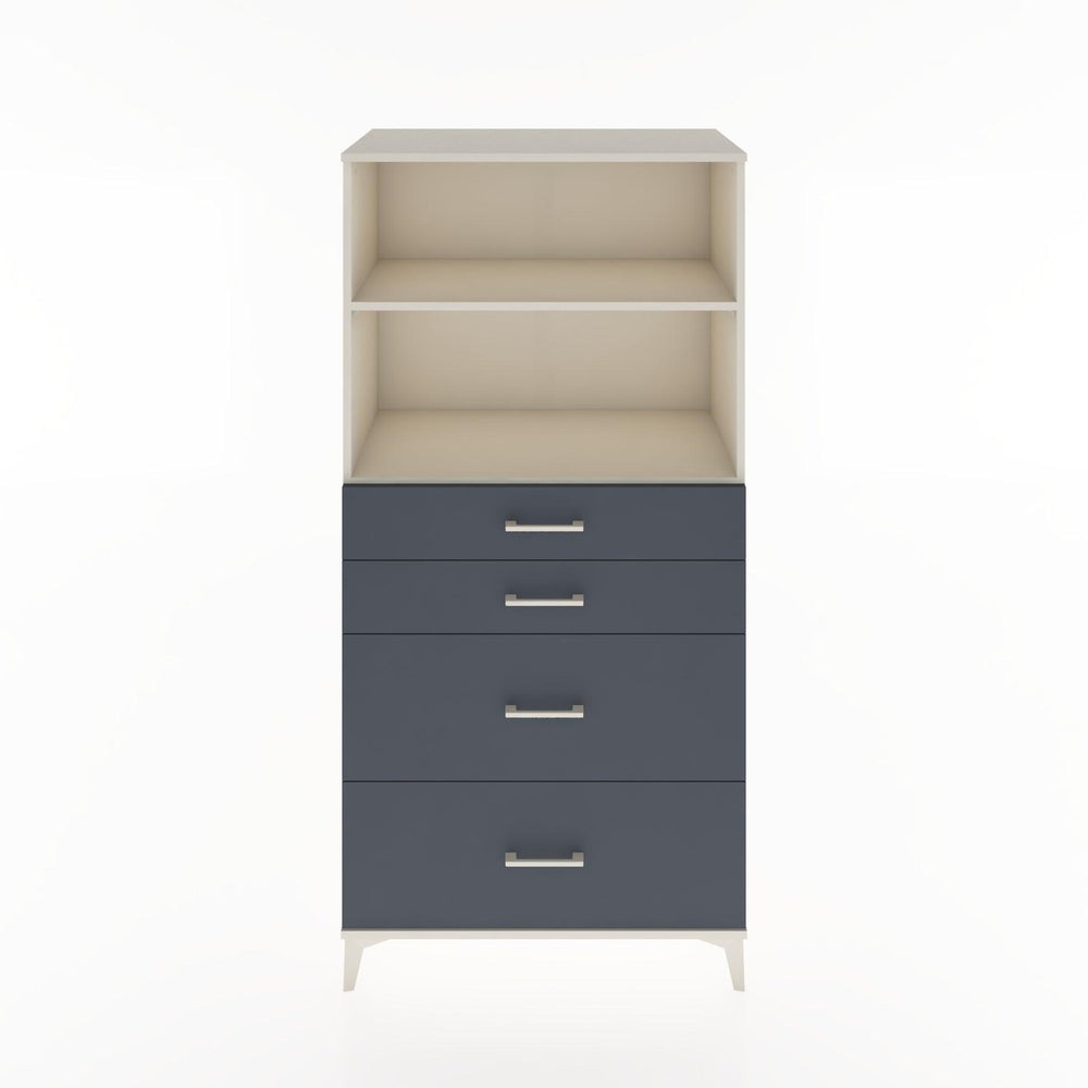 Woodntry Modular Cabinet Moonstone 88x44x170 cm with Drawers and Shelves CR47-1