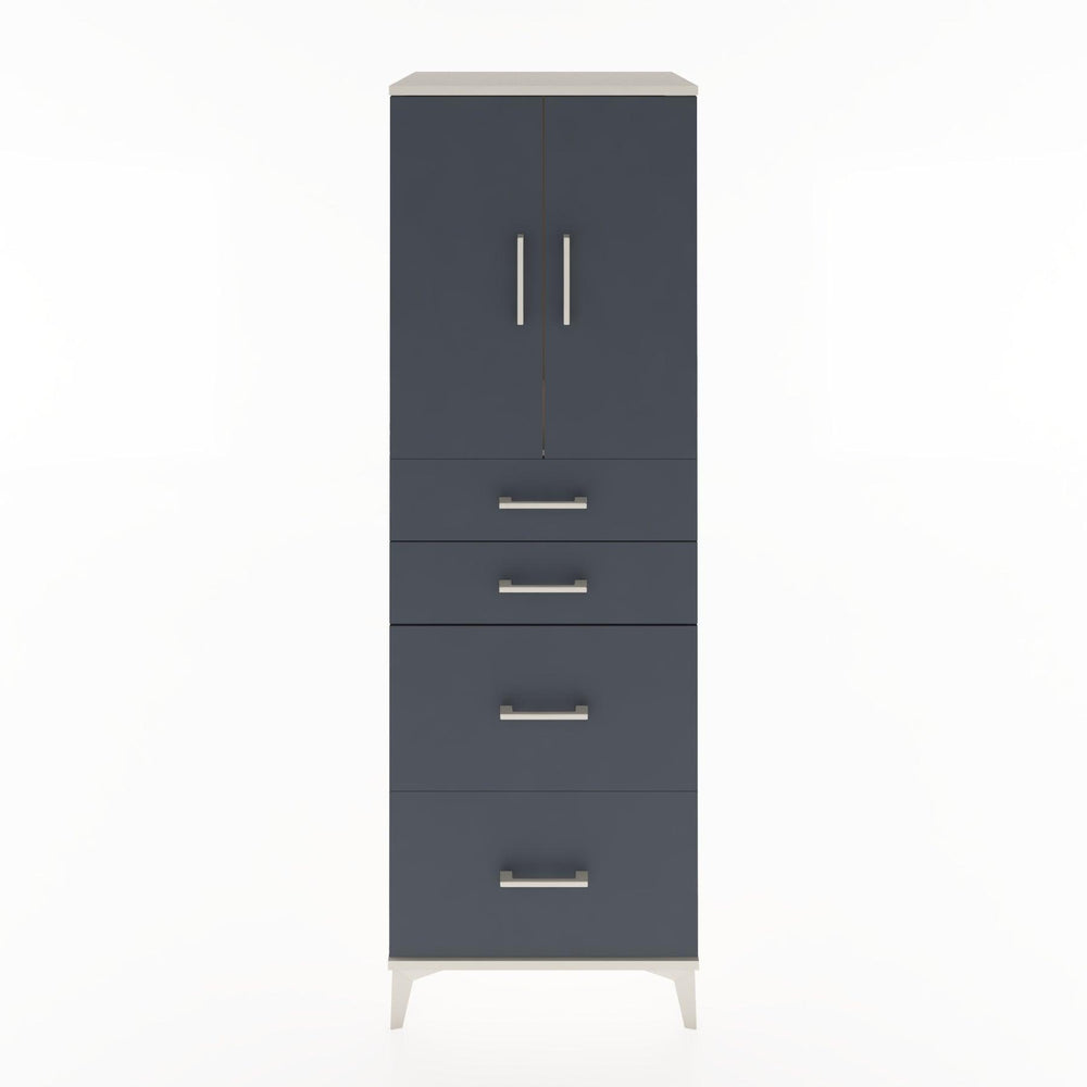 Woodntry Modular Cabinet Moonstone 60x44x170 cm with Doors and Drawers KC19-1