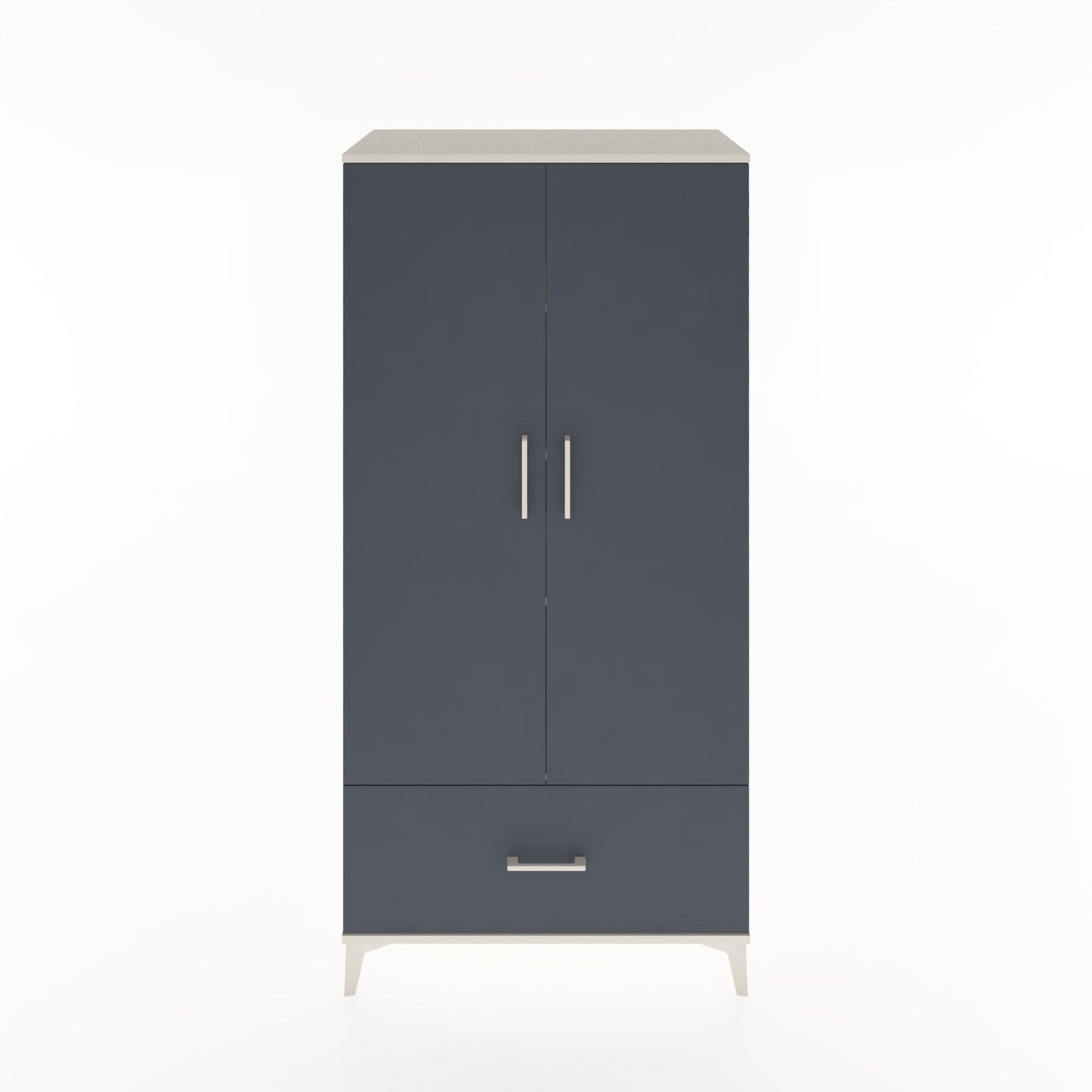 Woodntry Modular Cabinet Moonstone 88x44x170 cm with Doors and Drawers KC16-1