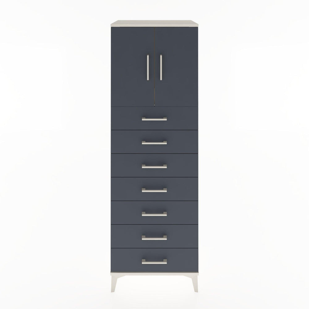 Woodntry Modular Cabinet Moonstone 60x44x170 cm with Doors and Drawers KC2-1