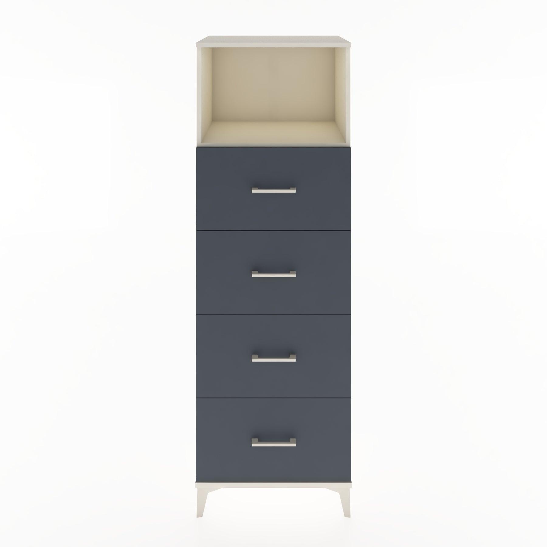 Woodntry Modular Cabinet Moonstone 60x44x170 cm with Drawers and Shelves CR52-1