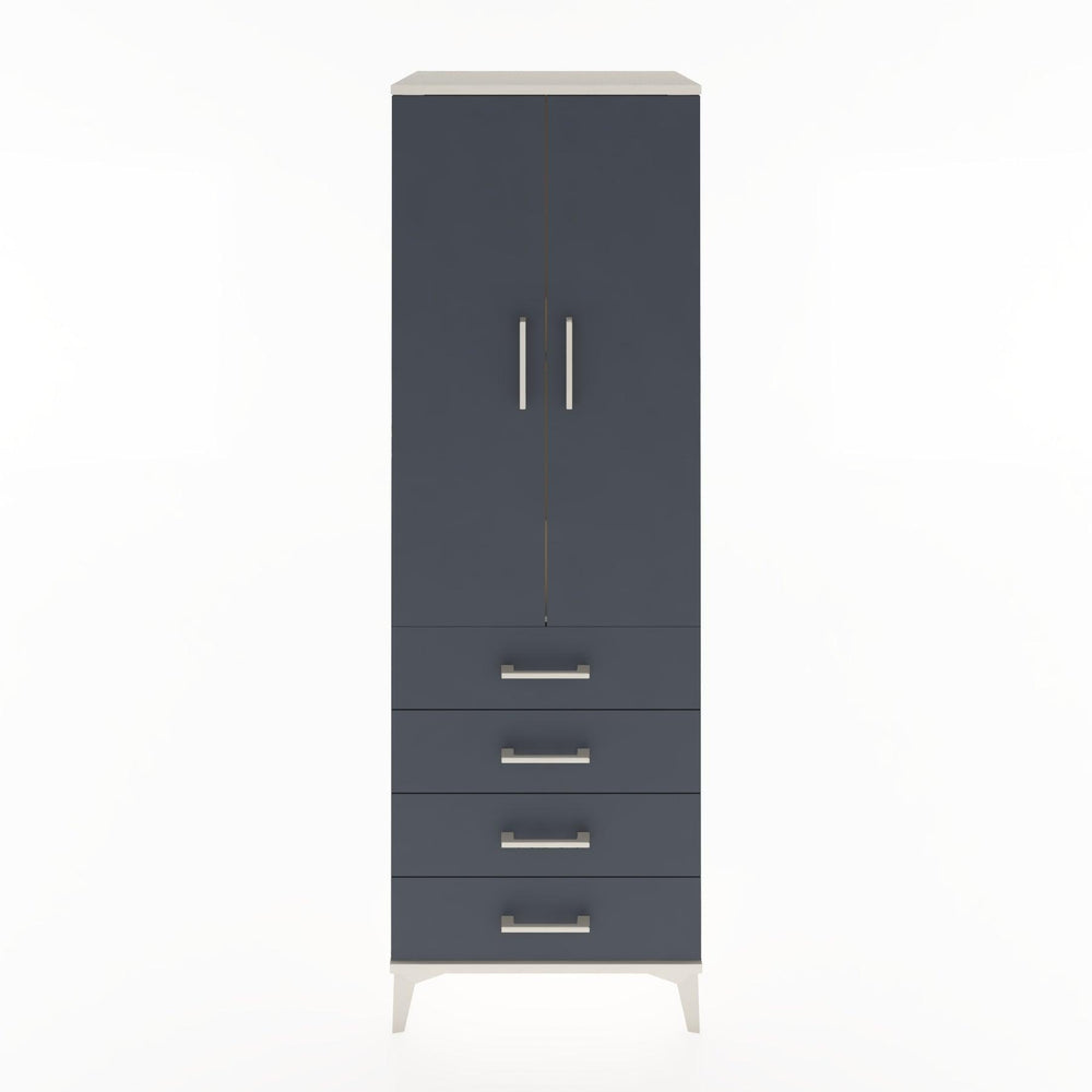 Woodntry Modular Cabinet Moonstone 60x44x170 cm with Doors and Drawers KC5-1