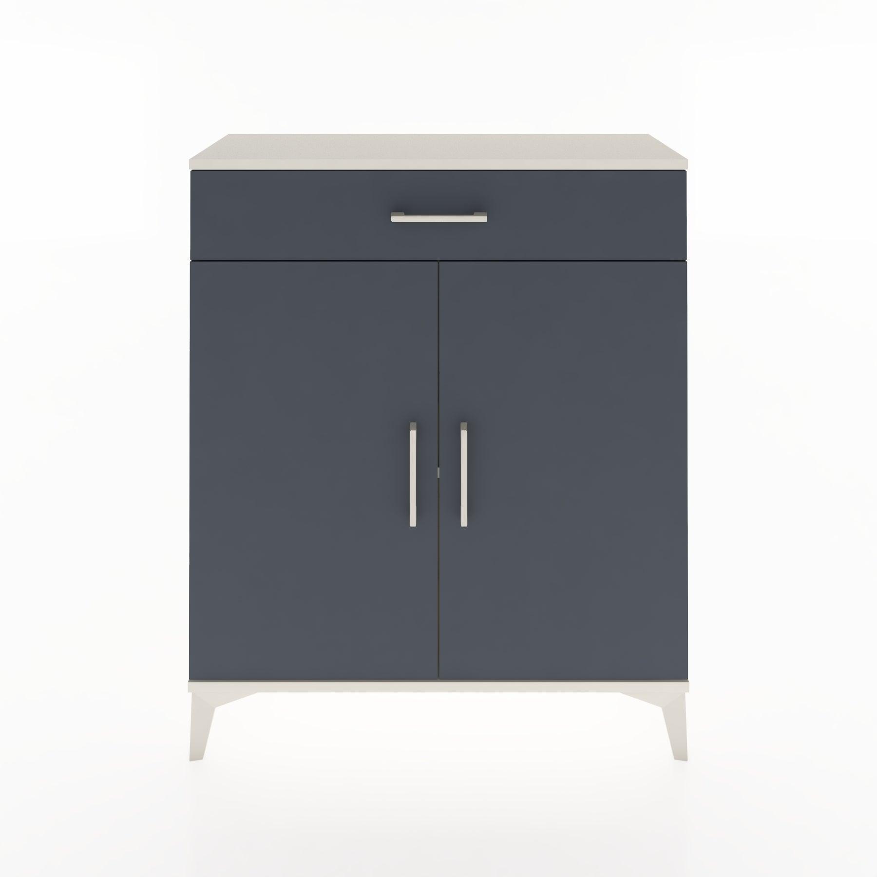 Woodntry Modüler Şifonyer Aytaşı 88x30x94 cm Kapaklı ve Çekmeceli KC1-1