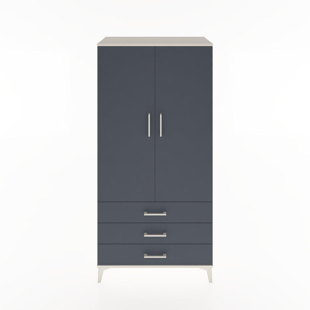 Woodntry Modular Cabinet Moonstone 88x44x170 cm with Doors and Drawers KC28-1