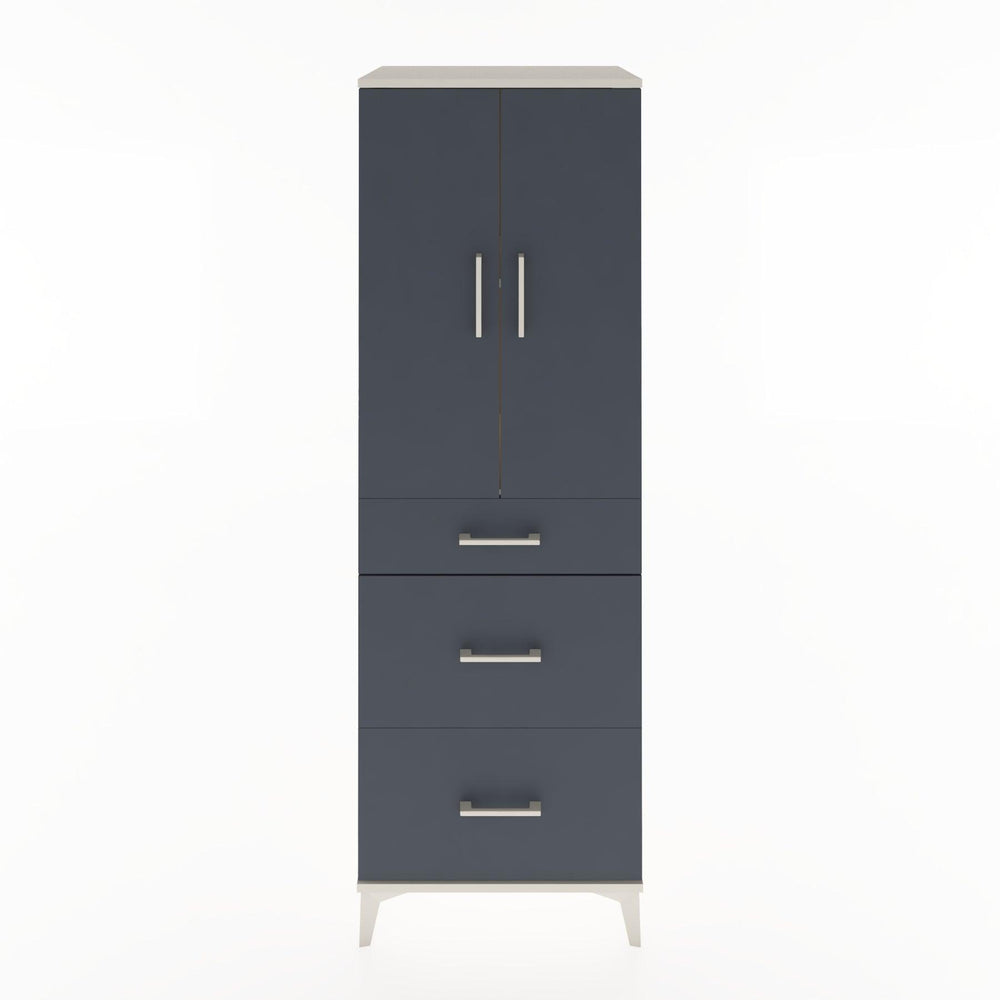 Woodntry Modüler Dolap Aytaşı 60x44x170 cm Kapaklı ve Çekmeceli KC20-1