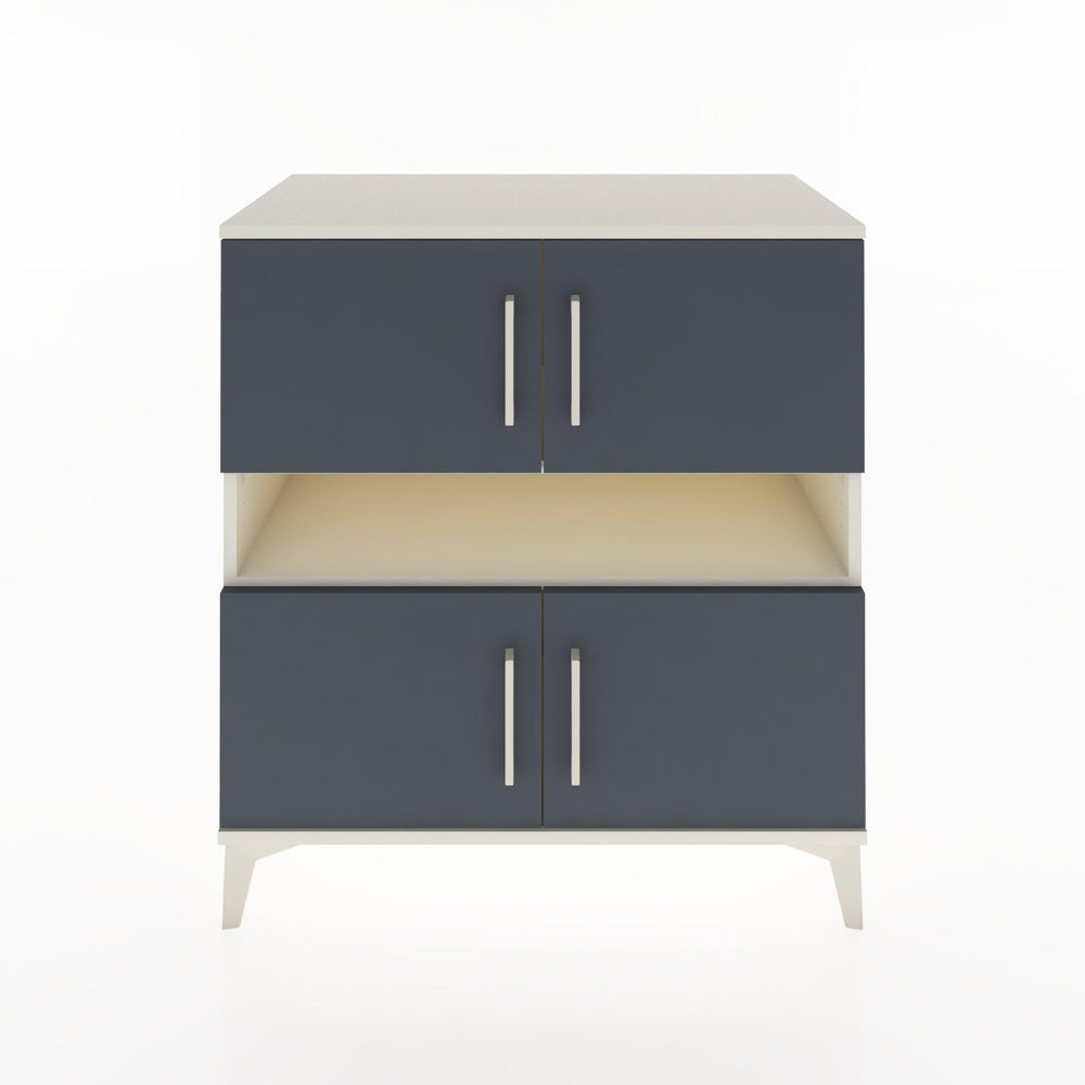 Woodntry Modüler Şifonyer Aytaşı 88x44x84 cm Kapaklı ve Raflı KR104-1