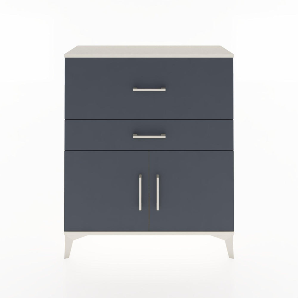 Woodntry Modüler Şifonyer Aytaşı 88x30x94 cm Kapaklı ve Çekmeceli KC12-1