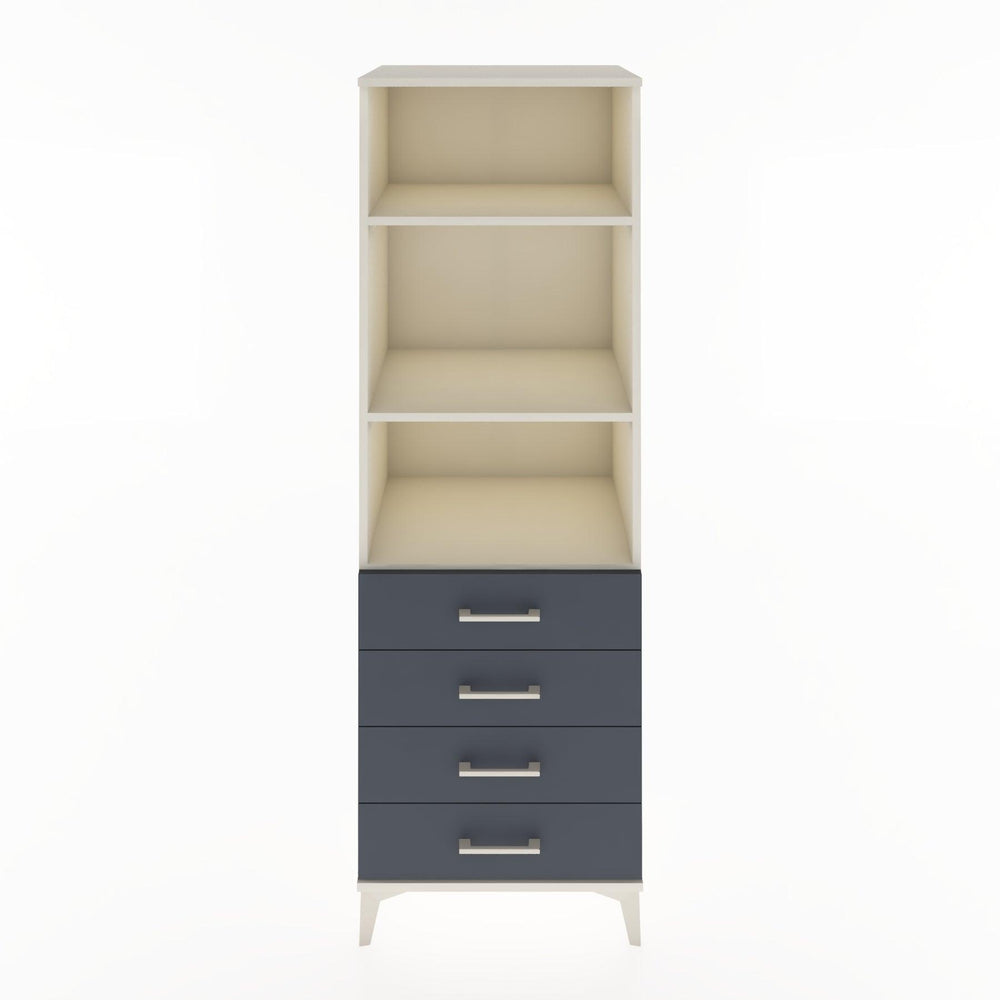 Woodntry Modular Cabinet Moonstone 60x44x170 cm with Drawers and Shelves CR36-1