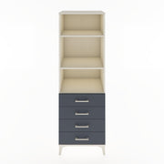 Woodntry Modular Cabinet Moonstone 60x44x170 cm with Drawers and Shelves CR36-1