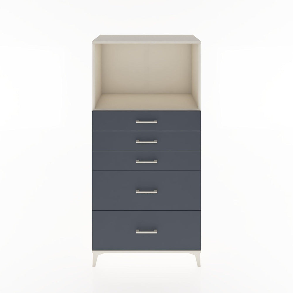 Woodntry Modular Cabinet Moonstone 88x44x170 cm with Drawers and Shelves CR46-1