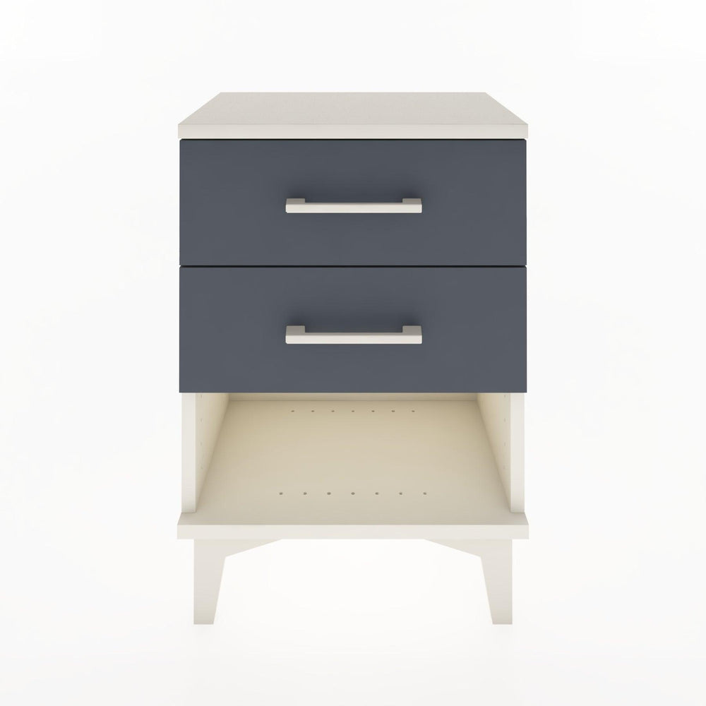 Woodntry Modüler Komodin İki Çekmece ve Raf 44x30x52 cm Aytaşı - Woodntry