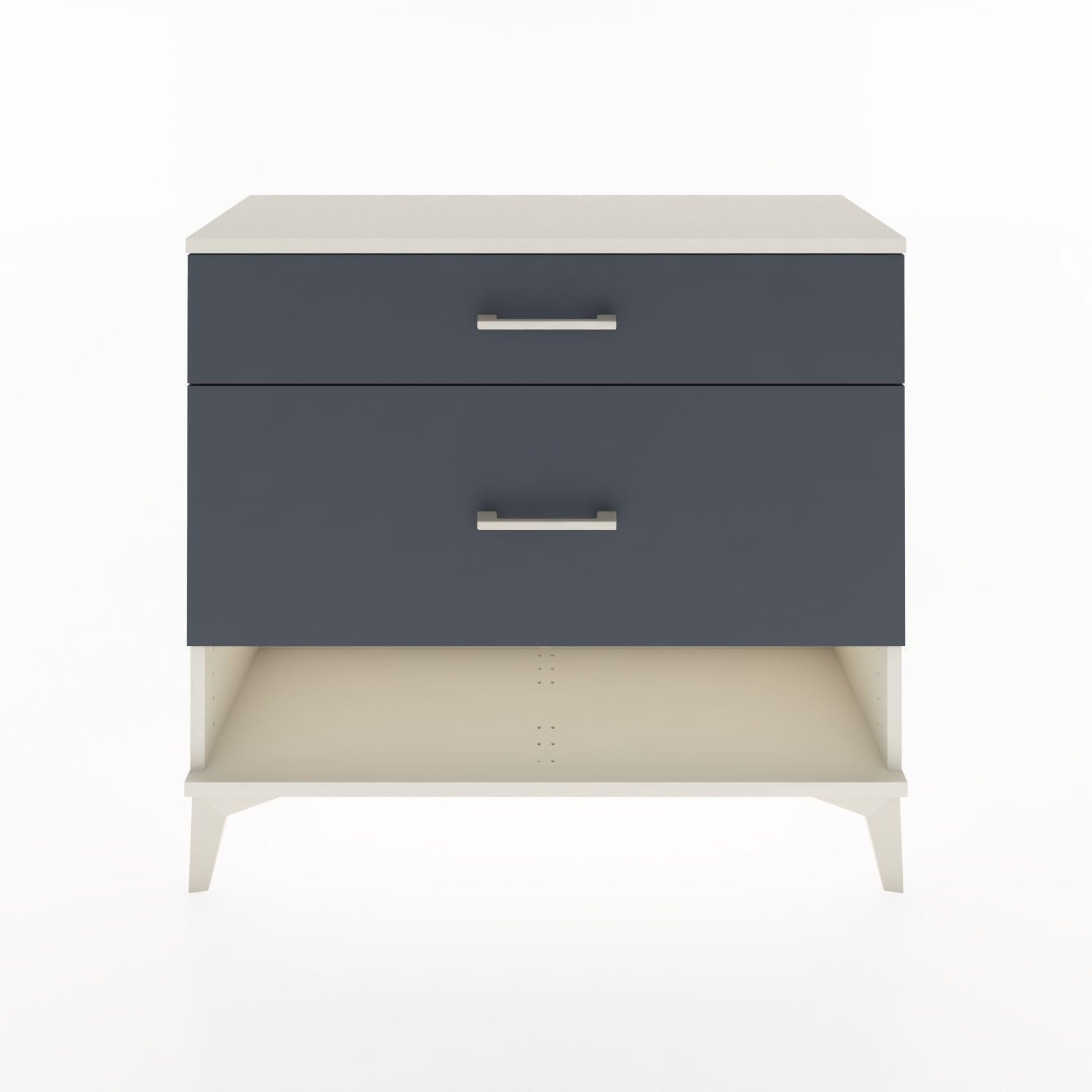 Woodntry Modüler Şifonyer İki Çekmeceli V8 88x30x68 cm Aytaşı - Woodntry