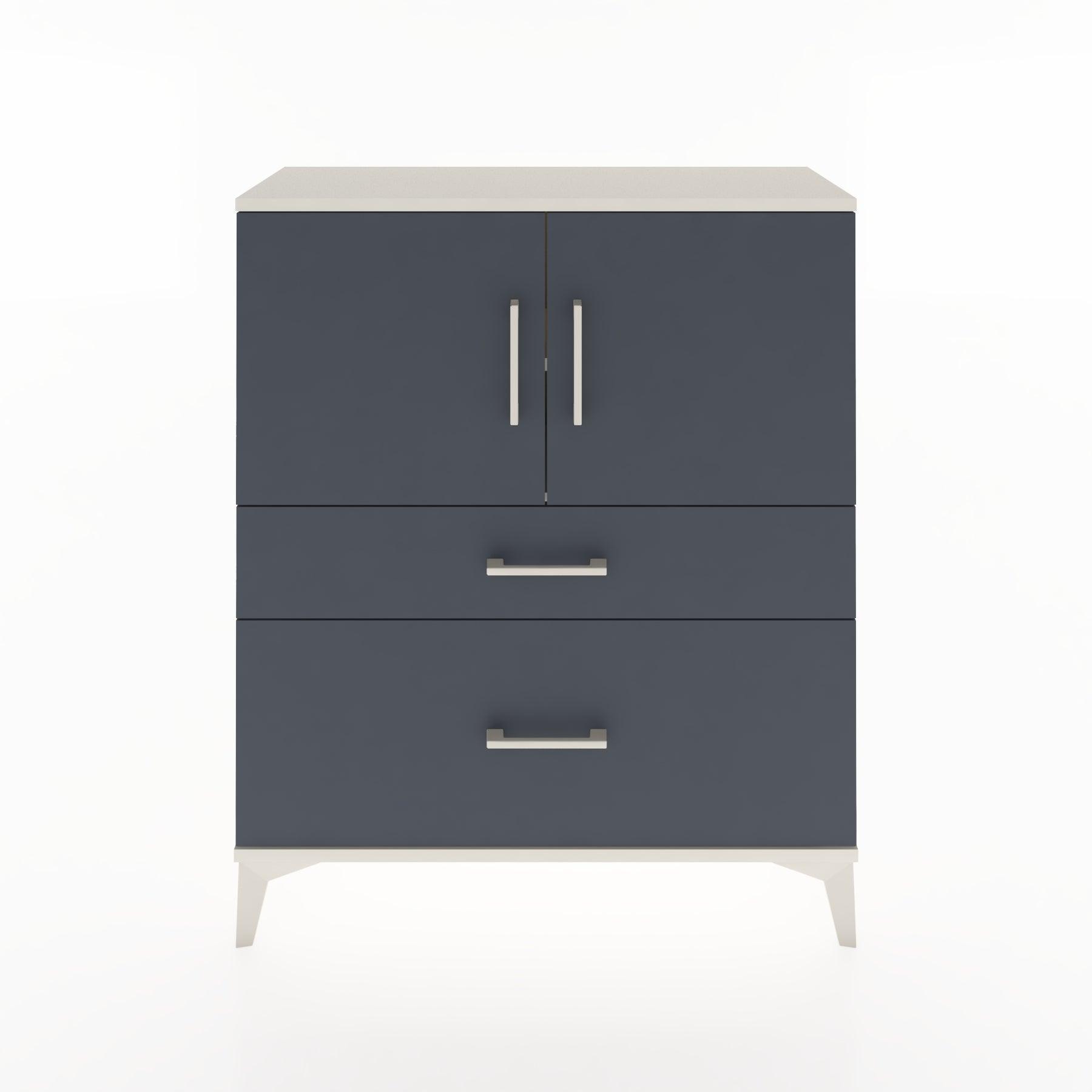 Woodntry Modüler Şifonyer Aytaşı 88x30x94 cm Kapaklı ve Çekmeceli KC11-1
