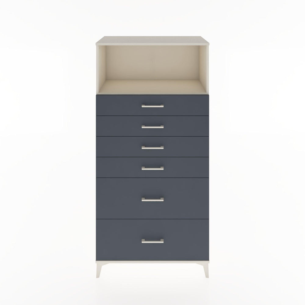 Woodntry Modular Cabinet Moonstone 88x44x170 cm with Drawers and Shelves CR45-1
