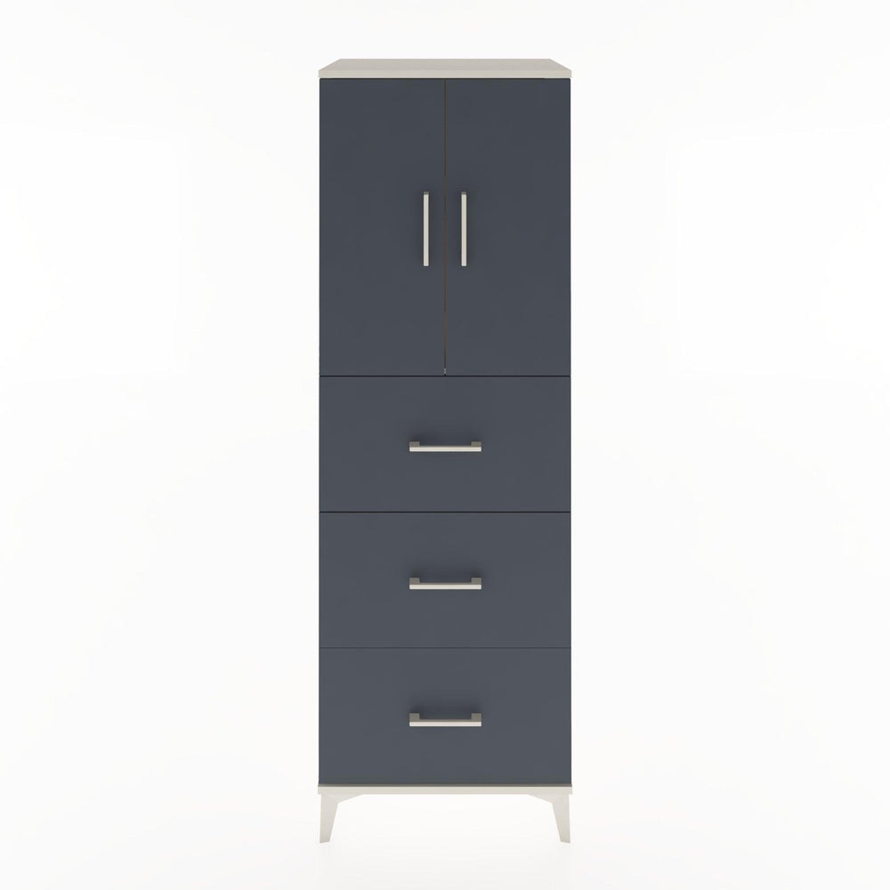 Woodntry Modular Cabinet Moonstone 60x44x170 cm with Doors and Drawers KC24-1