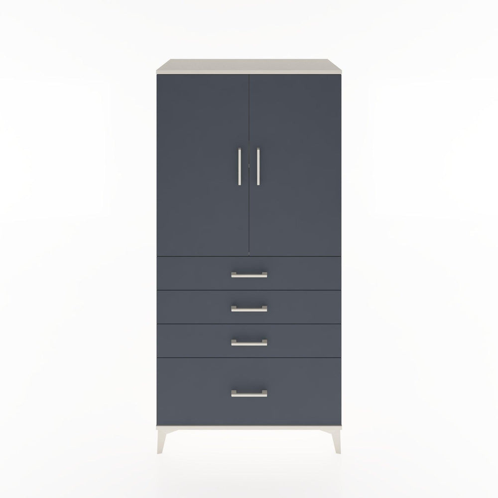 Woodntry Modüler Dolap Aytaşı 88x44x170 cm Kapaklı ve Çekmeceli KC13-1