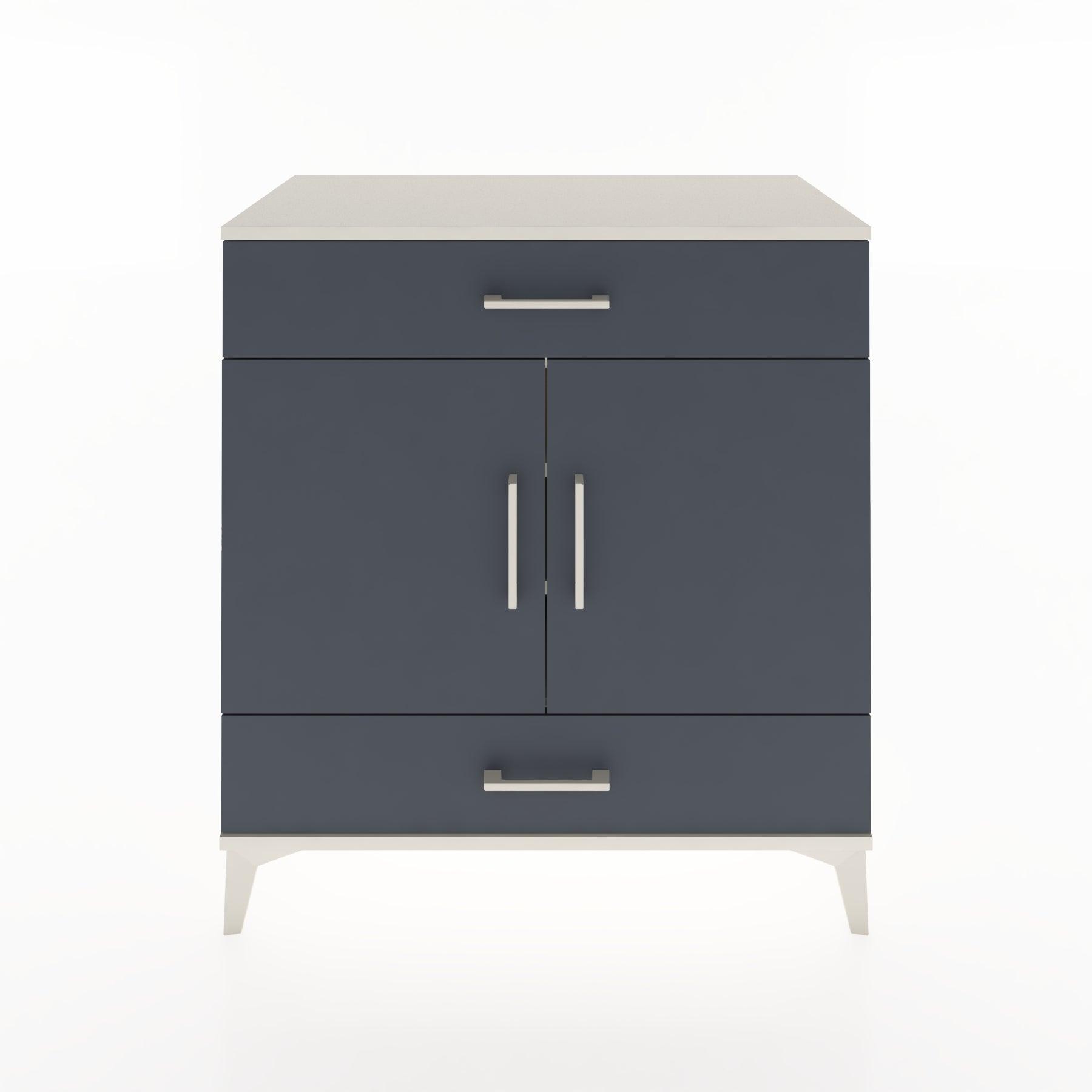 Woodntry Modular Dresser Moonstone 88x44x84 cm with Cover and Drawer KC58-1