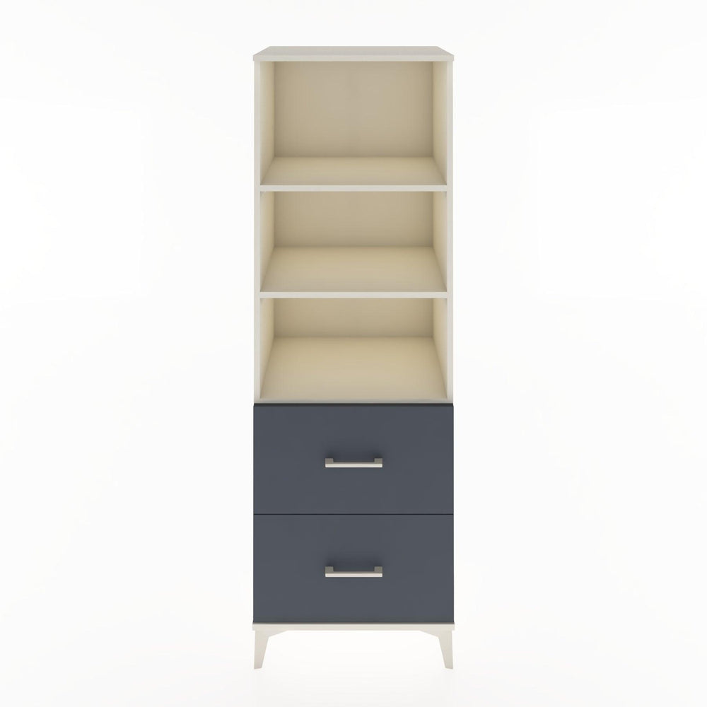 Woodntry Modular Cabinet Moonstone 60x44x170 cm with Drawers and Shelves CR48-1
