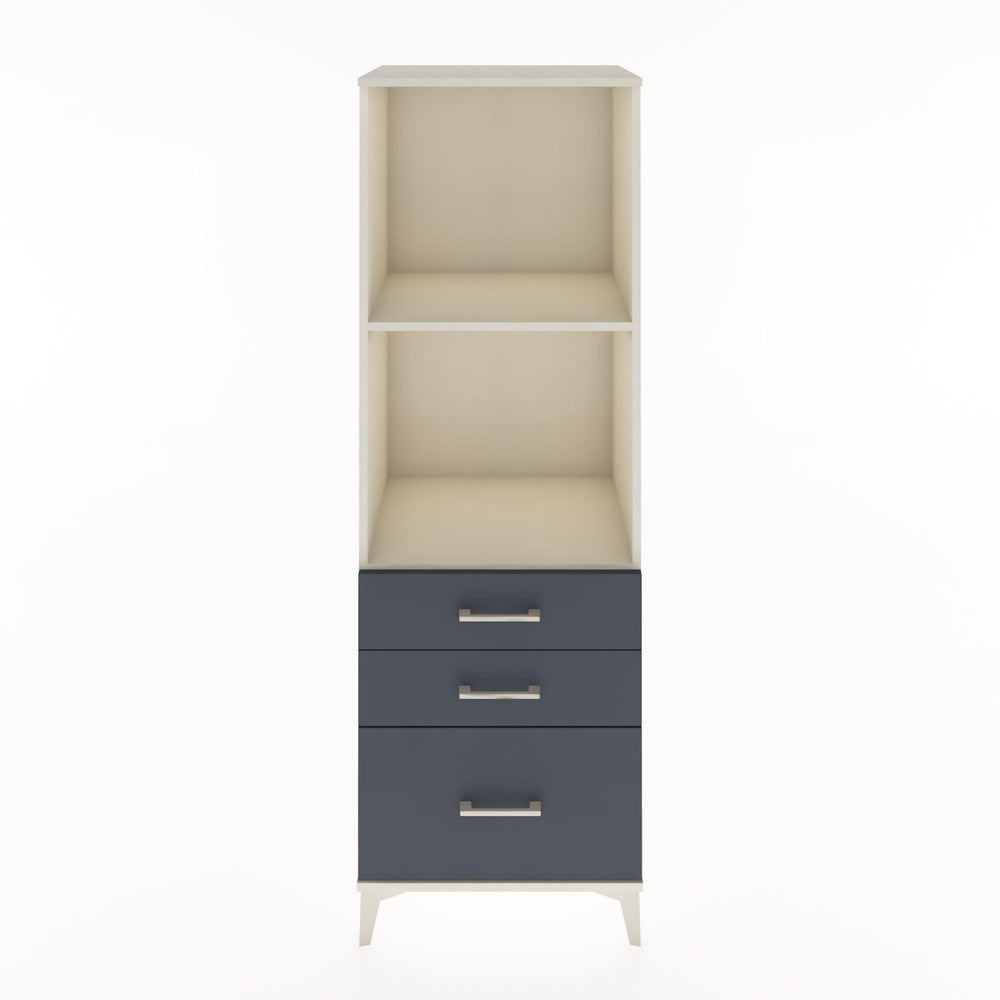 Woodntry Modular Cabinet Moonstone 60x44x170 cm with Drawers and Shelves CR42-1