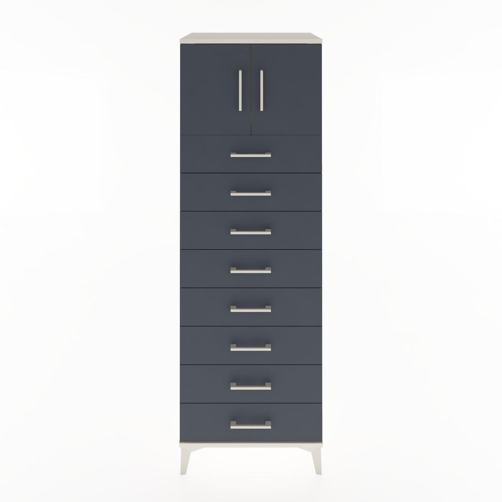 Woodntry Modular Cabinet Moonstone 60x44x170 cm with Doors and Drawers KC1-1