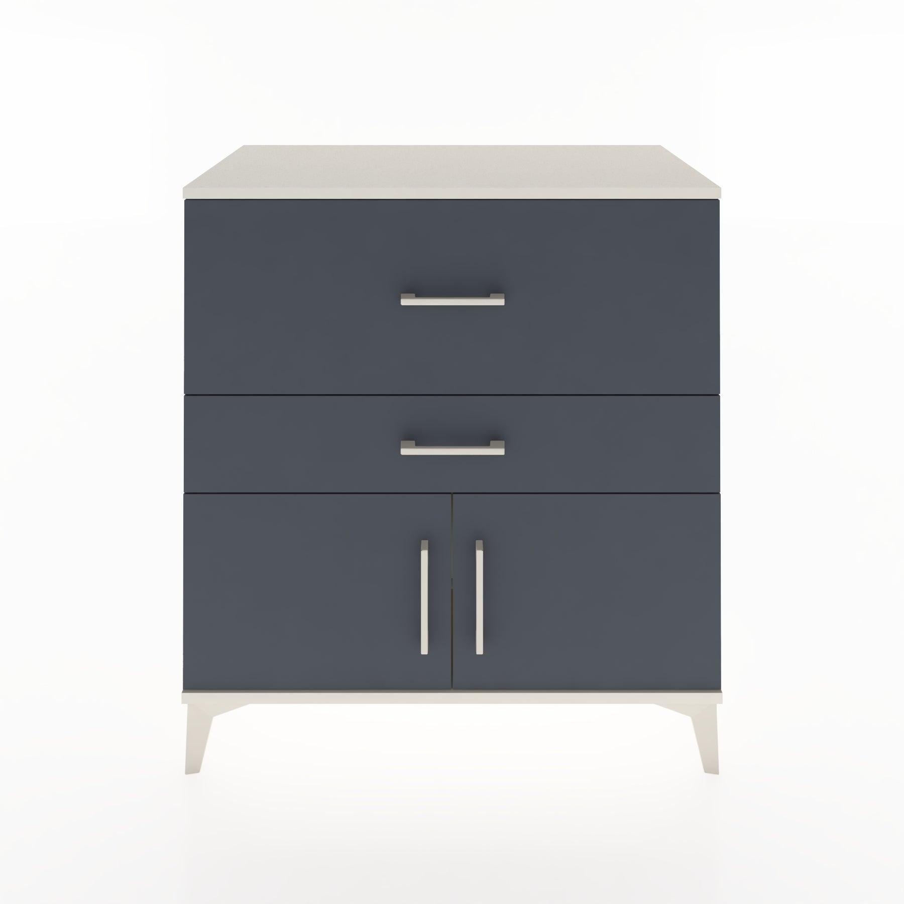 Woodntry Modular Dresser Moonstone 88x44x84 cm with Cover and Drawer KC105-1