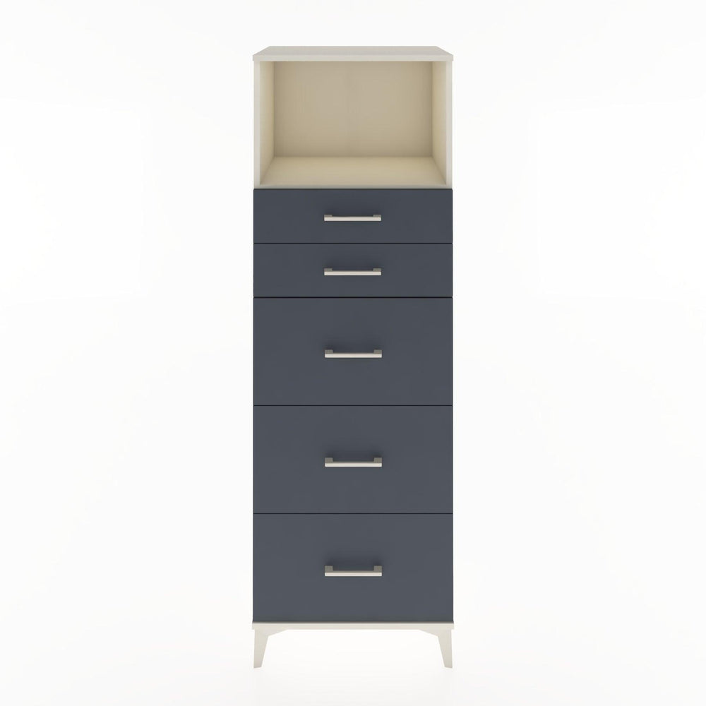 Woodntry Modular Cabinet Moonstone 60x44x170 cm with Drawers and Shelves CR49-1