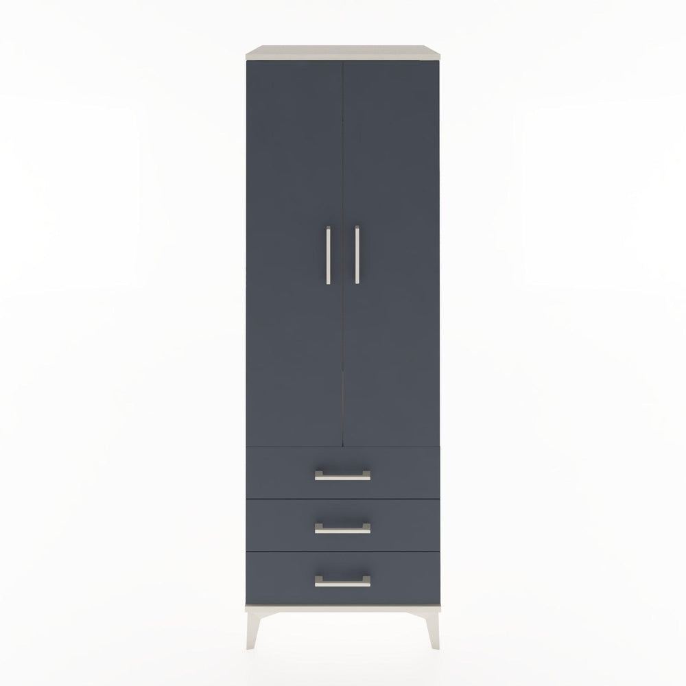 Woodntry Modüler Dolap Aytaşı 60x44x170 cm Kapaklı ve Çekmeceli KC28-1