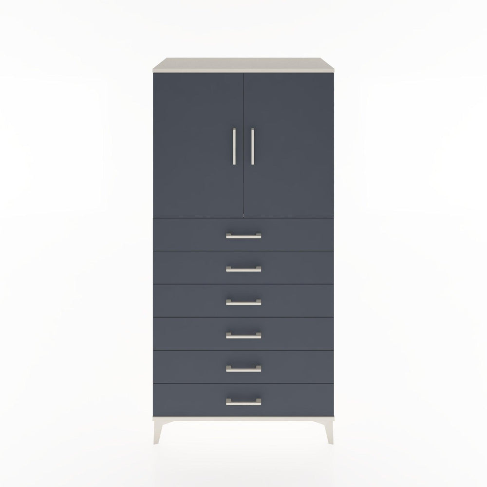 Woodntry Modüler Dolap Aytaşı 88x44x170 cm Kapaklı ve Çekmeceli KC3-1