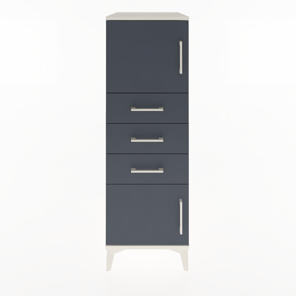 Woodntry Modular Cabinet Moonstone 44x59x122 cm with Doors and Drawers KC51-1