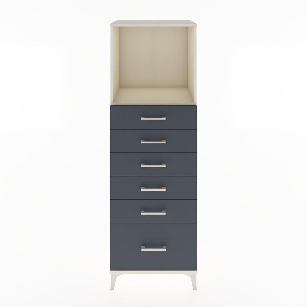 Woodntry Modular Cabinet Moonstone 60x44x170 cm with Drawers and Shelves CR39-1